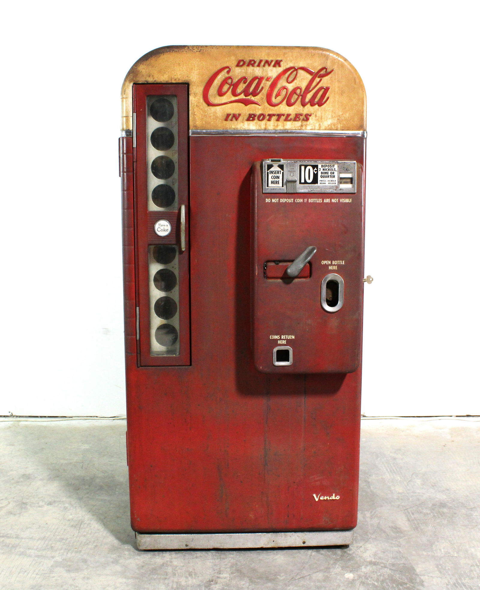 Coca Cola Vendo 81 Coin Op Vending Machine (1 of 7)