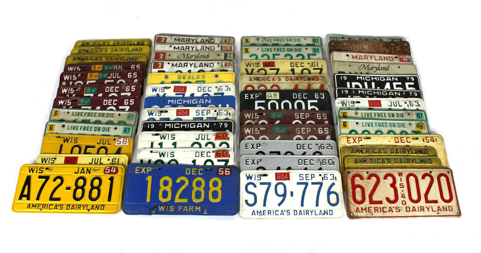 1950s - 80s License Plates (1 of 1)