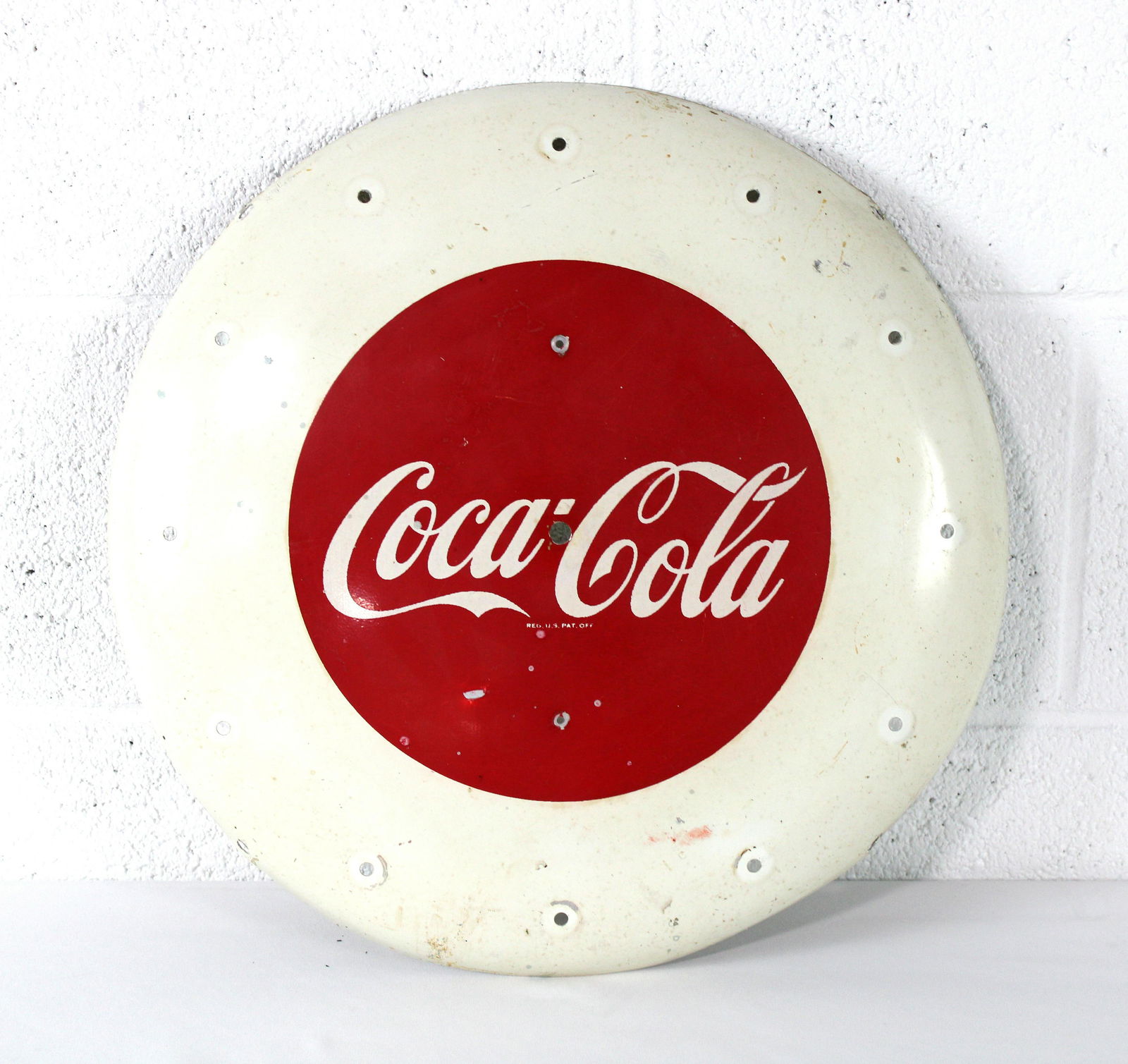 Coca Cola Button Clock Face (1 of 2)