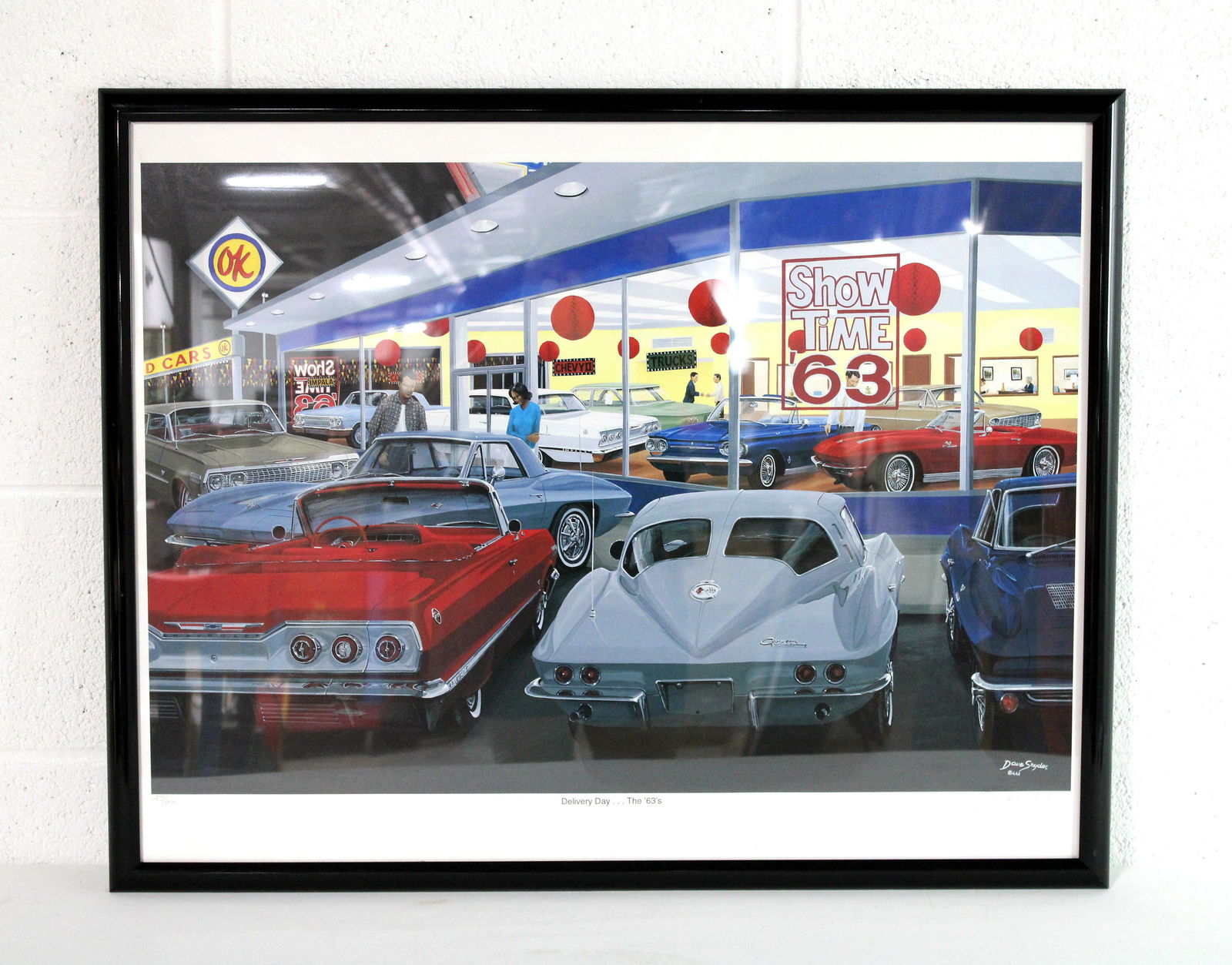 "Delivery Day.. The '63's" Dave Snyder Signed Print (1 of 2)