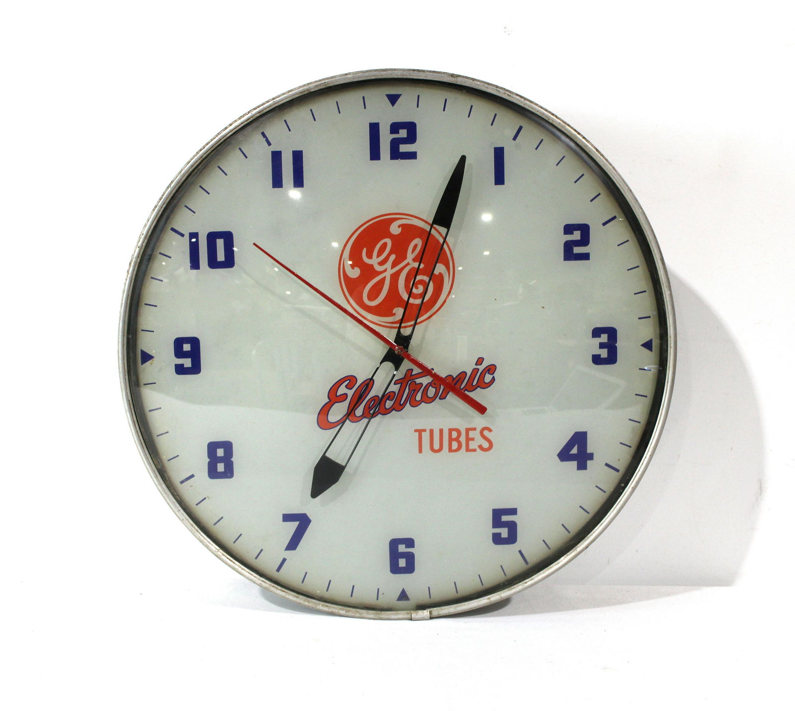 GE Electronic Tubes Glass Face Clock (1 of 3)