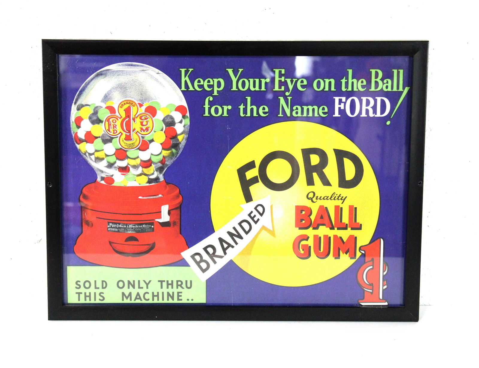 Ford Gumball Framed Advertisement (1 of 2)