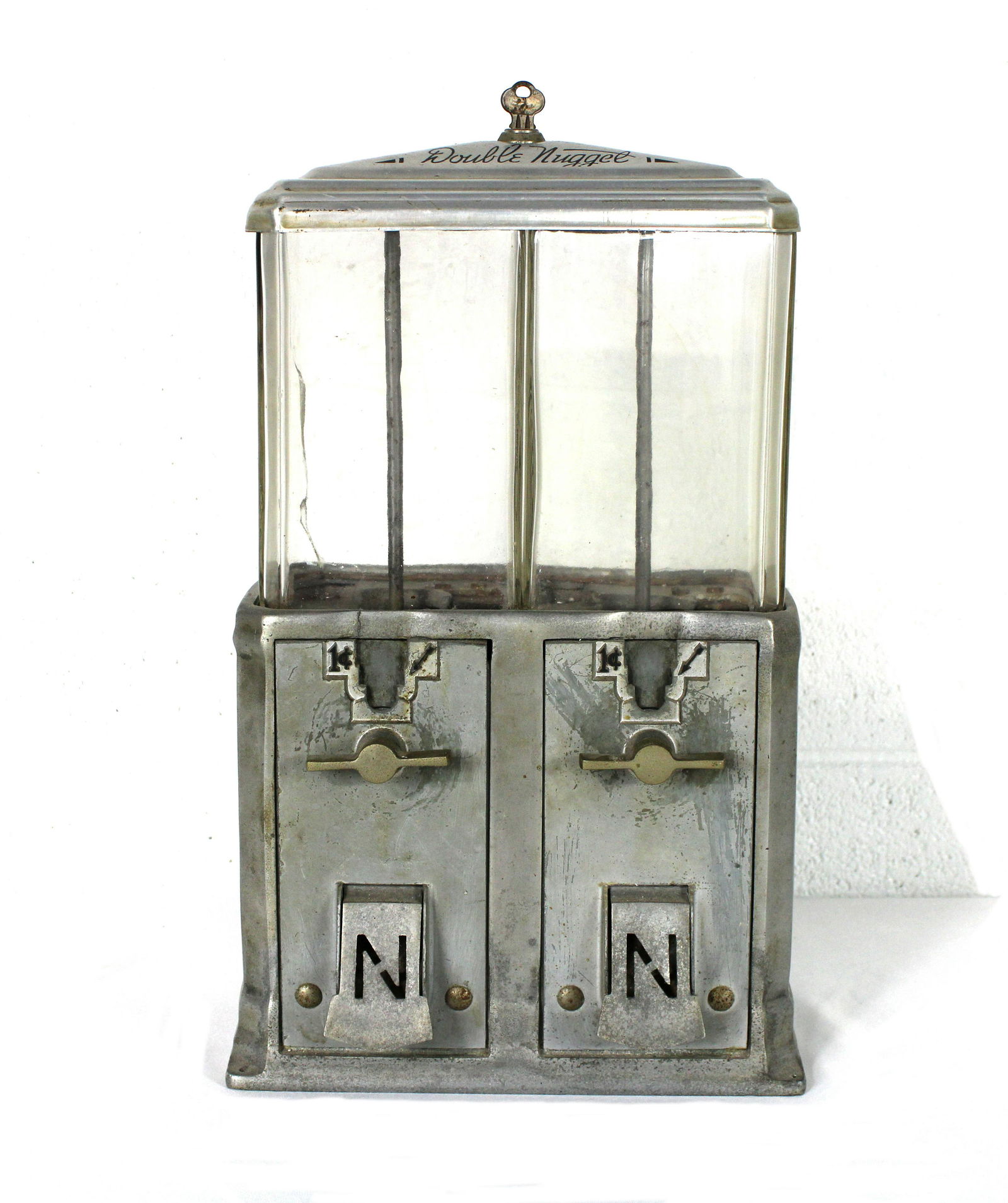 Double Nugget 1 Cent Coin Op Nut Vendor (1 of 3)