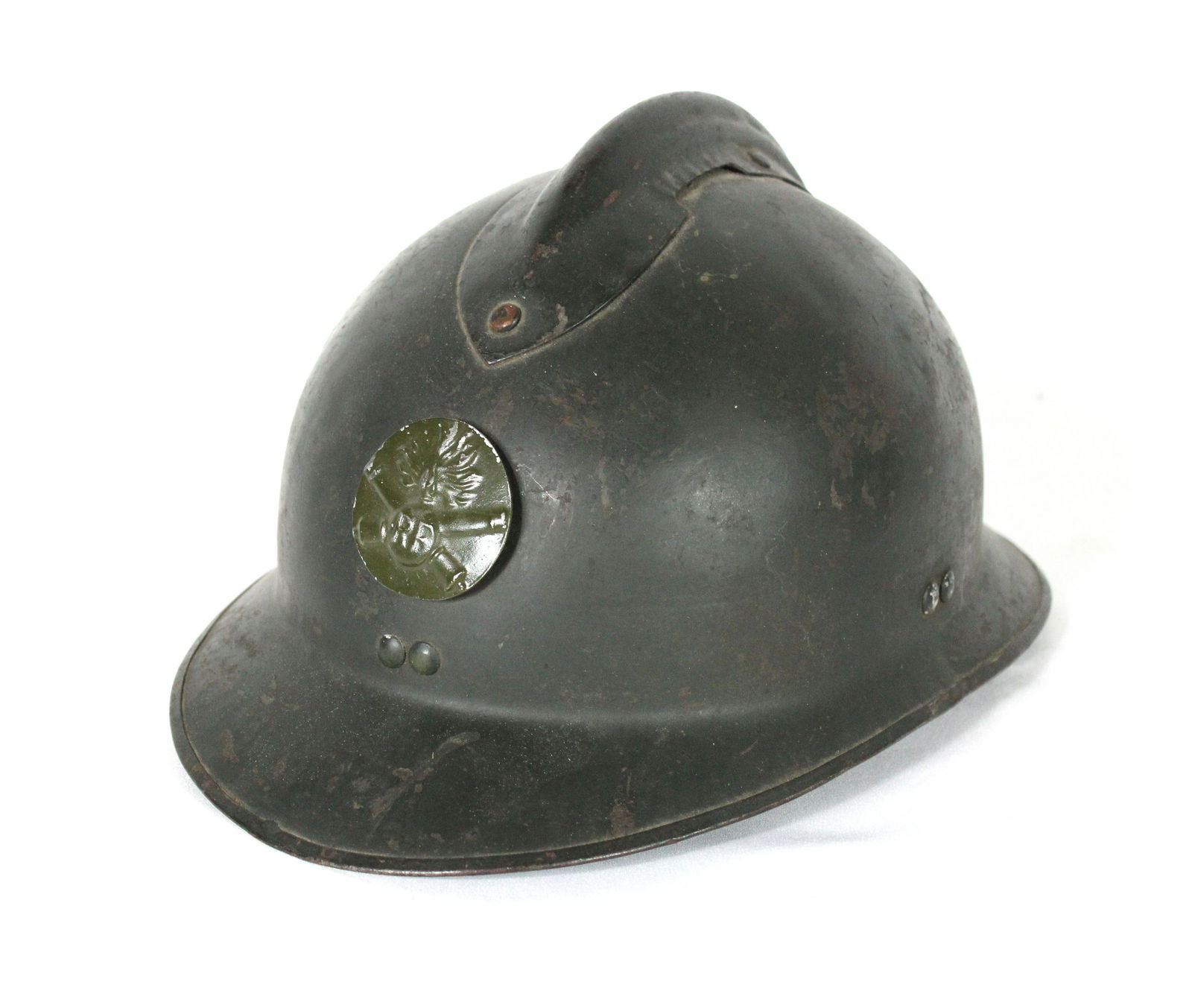 French WWI Adrian Style Helmet (1 of 3)
