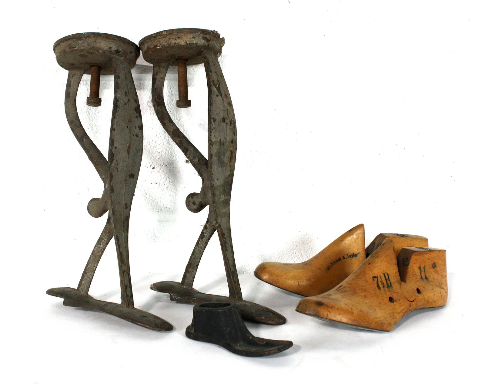 Cast Iron Shoe Lasts and Wooden Shoe Molds (1 of 2)