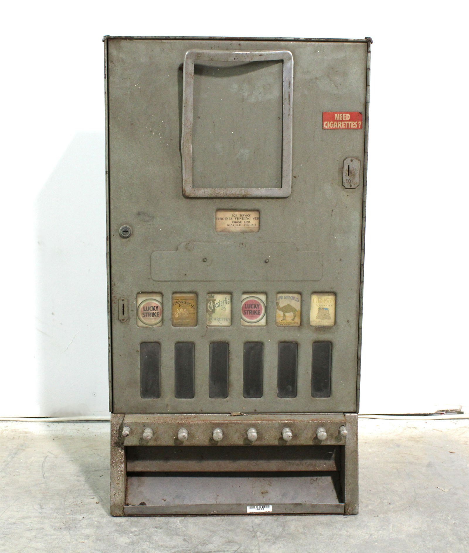 Countertop 10 Cent Coin Op Cigarette Machine (1 of 3)