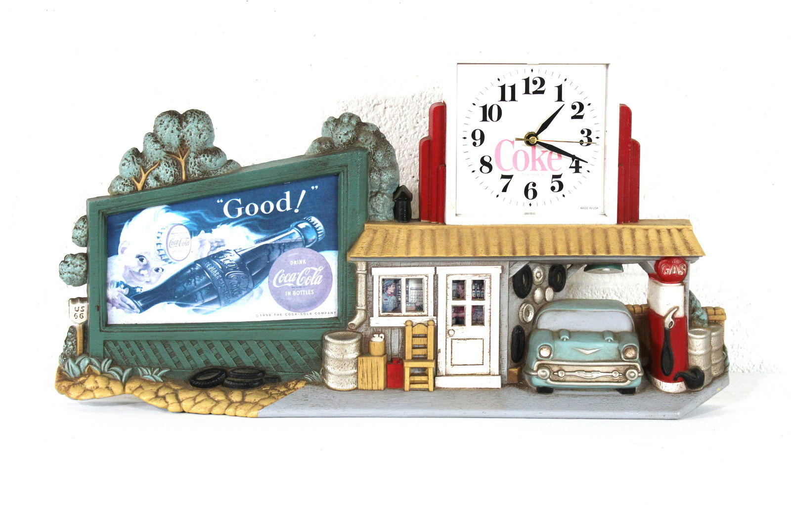 Coca Cola Themed Wall Clock (1 of 2)