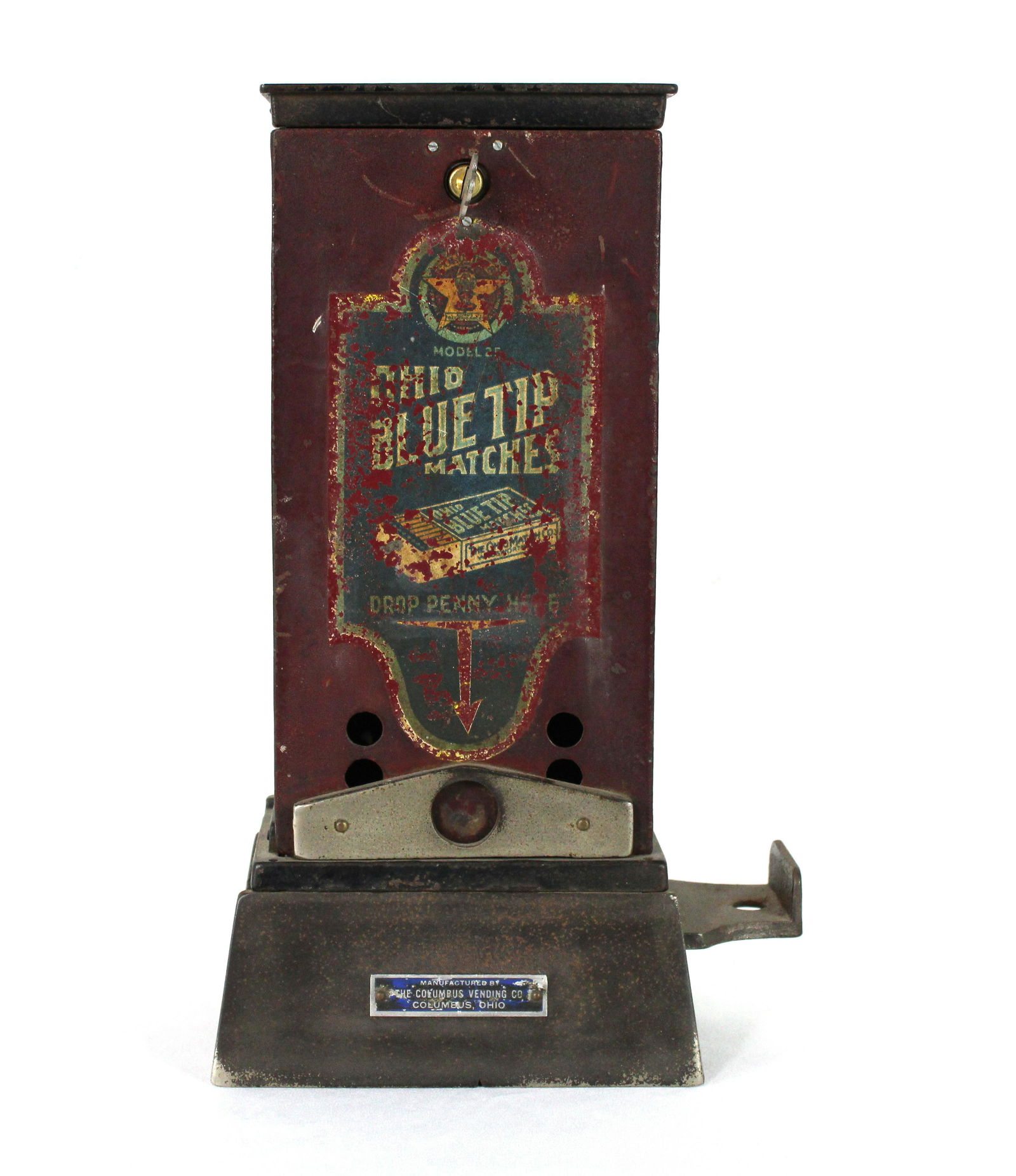 Columbus Vending Ohio Blue Tip Matches Coin Op Vendor (1 of 4)