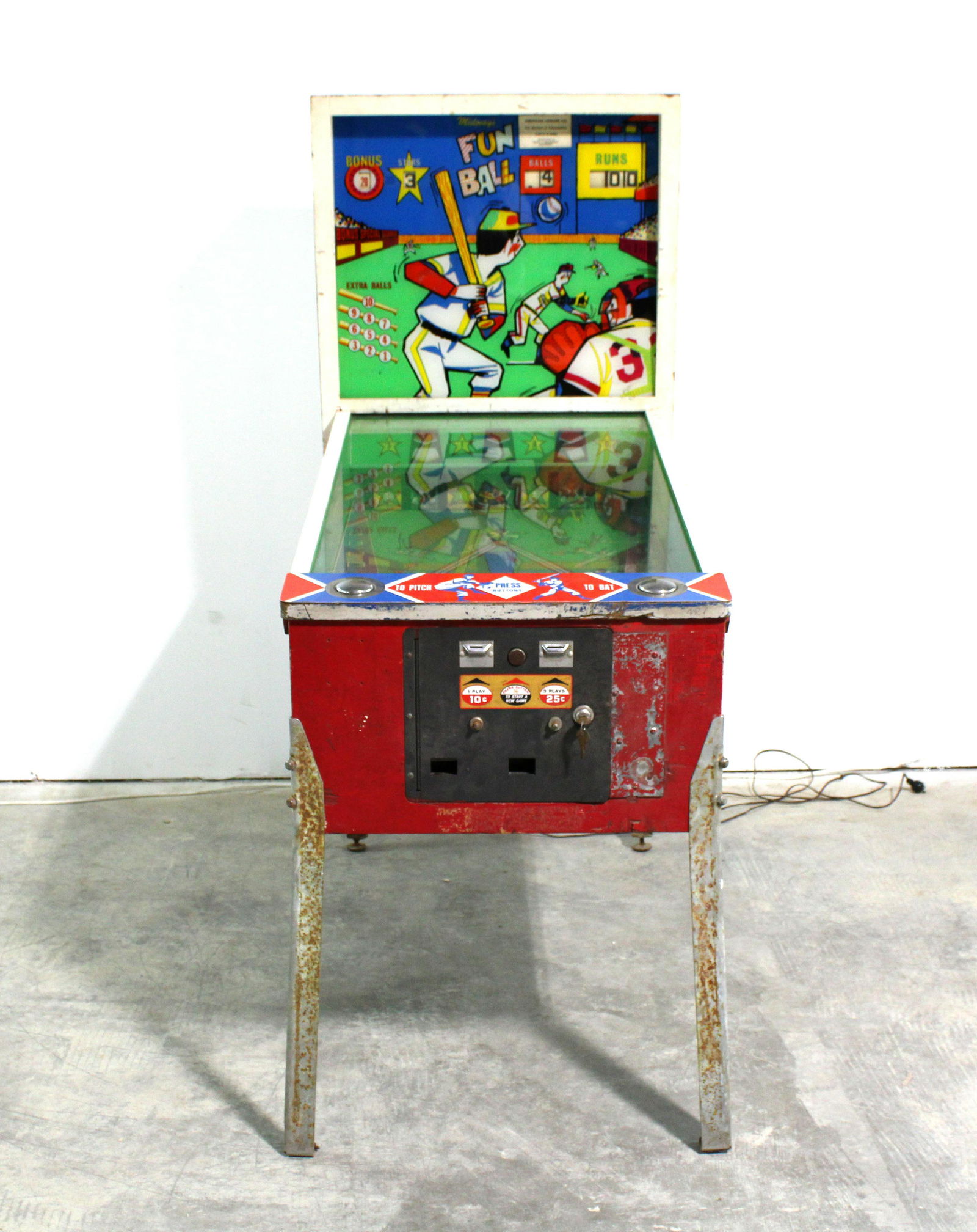 Midway Fun Ball Baseball Pinball Machine (1 of 11)