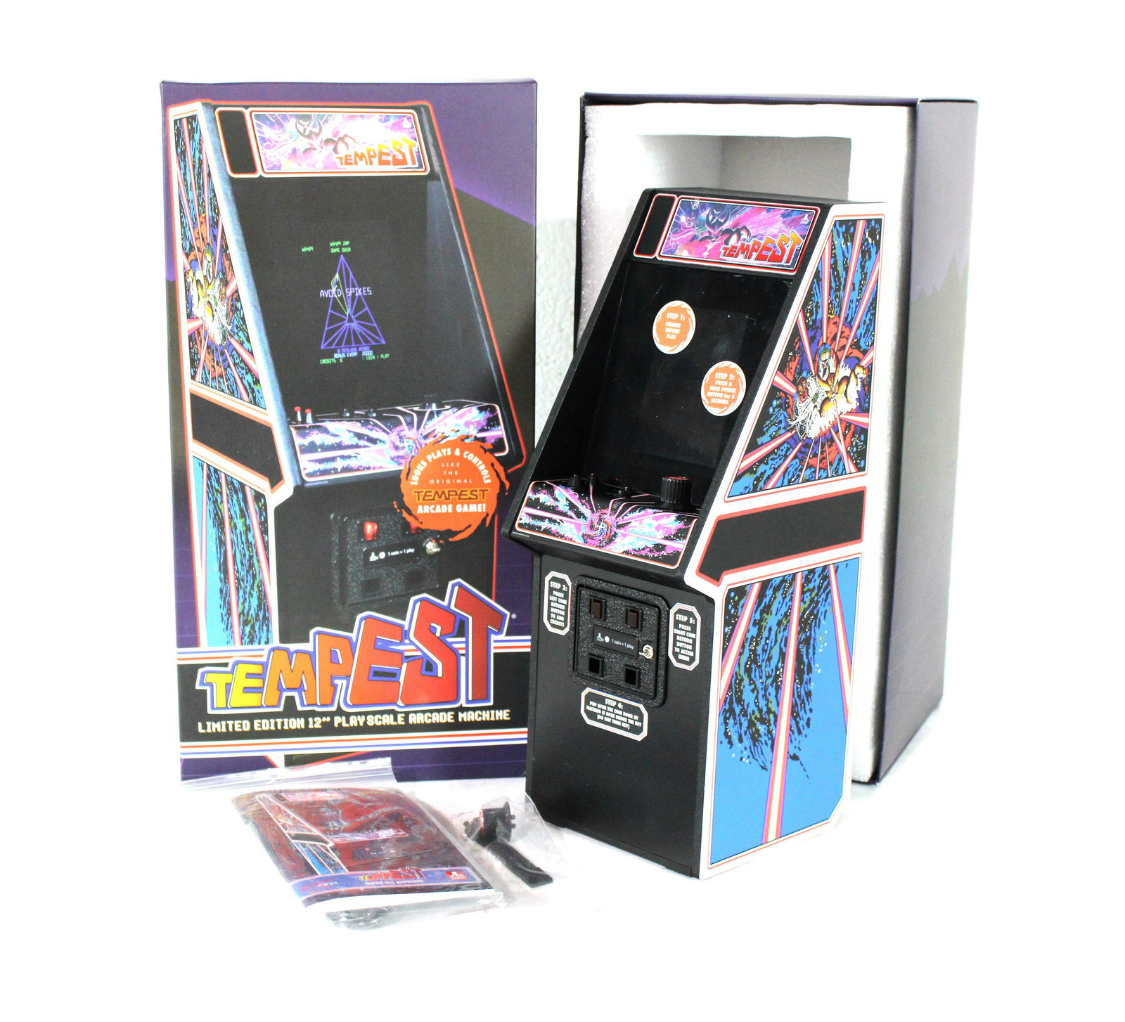NIB Replicade Amusements Mini Atari Tempest Arcade Game (1 of 1)