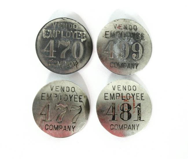 Vendo Coca Cola Employee Badges (1 of 2)