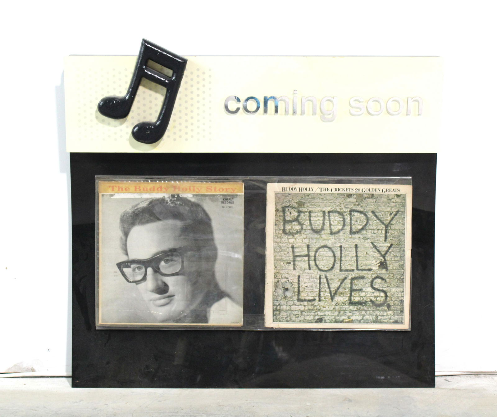 "Coming Soon" Record Store Marquee (1 of 1)