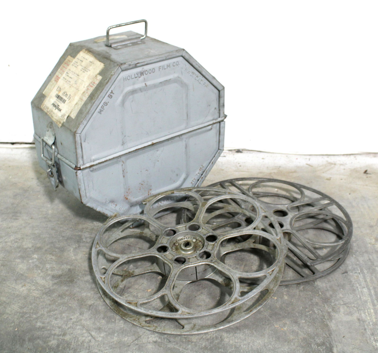 Movie Film Can with Reels (1 of 2)