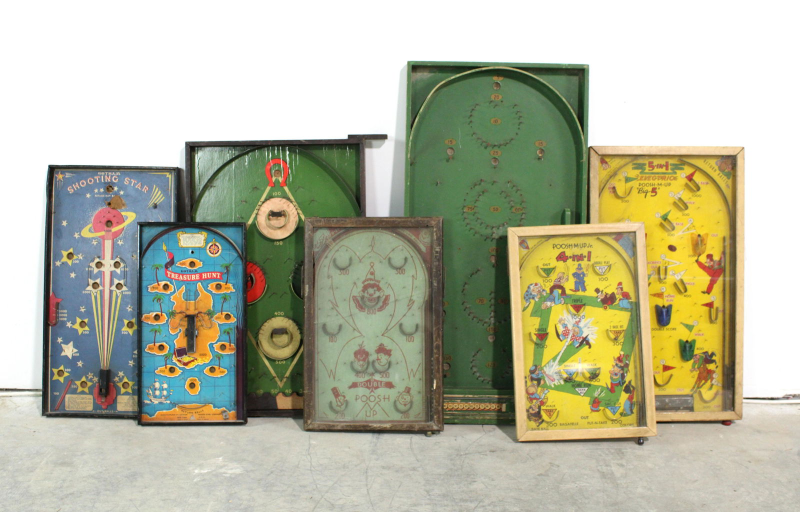 Table Top Pinball Games Incl. Poosh-M-Up (1 of 1)