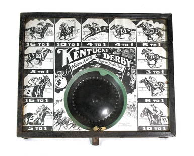Kentucky Derby Dice Game: Kentucky Derby Dice Game. In-house shipping available. Dimensions: 2 x 10.5 x 8.5