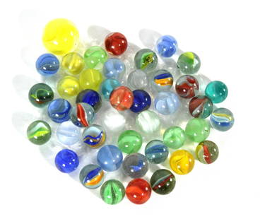 Cat Eye Marbles Incl. Peltier Banana and Hybrids: Cat Eye Marbles Incl. Peltier Banana and Hybrids. Lot of Cat Eye Marbles of all types including peltier banana and hybrids. In-house shipping available.