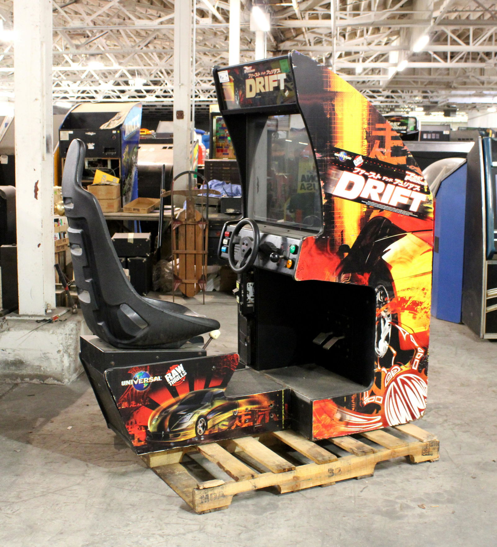 Raw Thrills Fast and Furious Sit Down Racing Arcade (1 of 4)