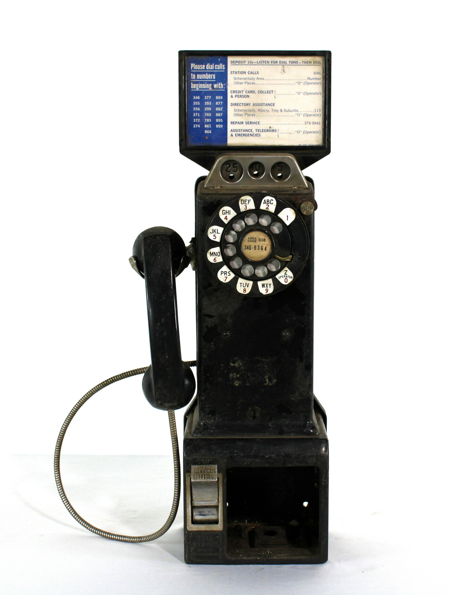 Coin Operated Dial Pay Phone (1 of 3)