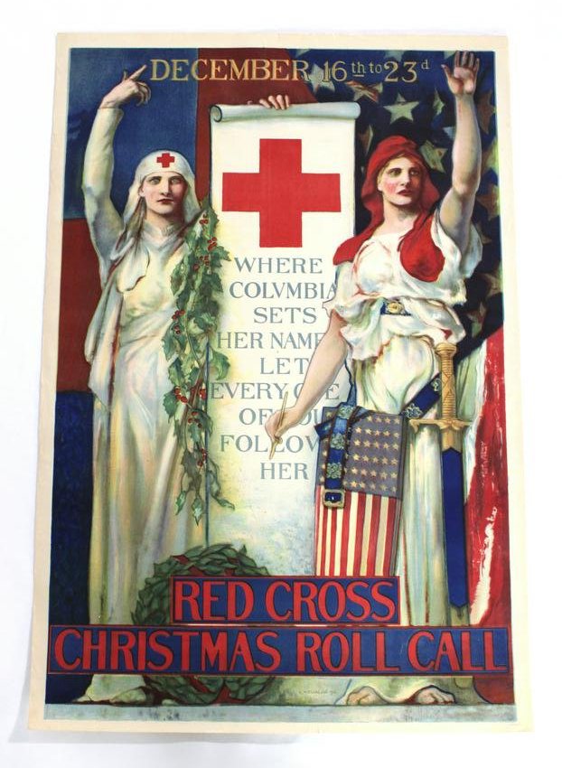 WWI Red Cross Christmas Roll Call Poster (1 of 2)
