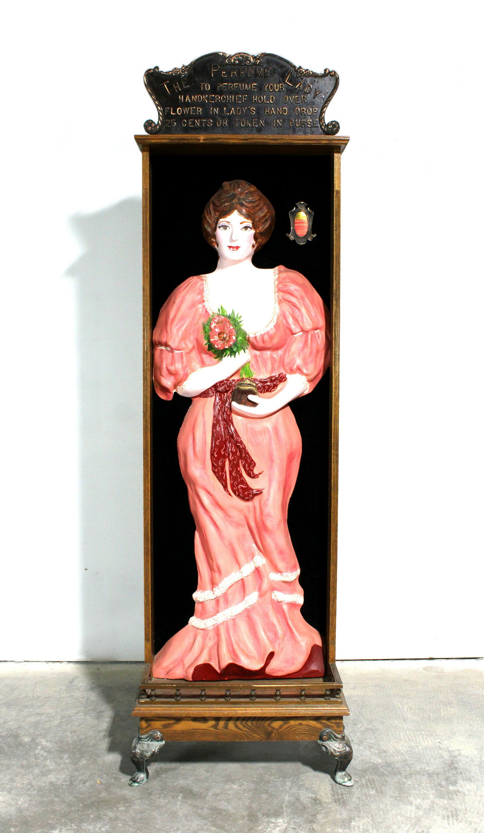 The Perfume Lady 25 Cent Perfume Coin Op Dispenser Dec 09, 2021 Jaybird Auctions in MD