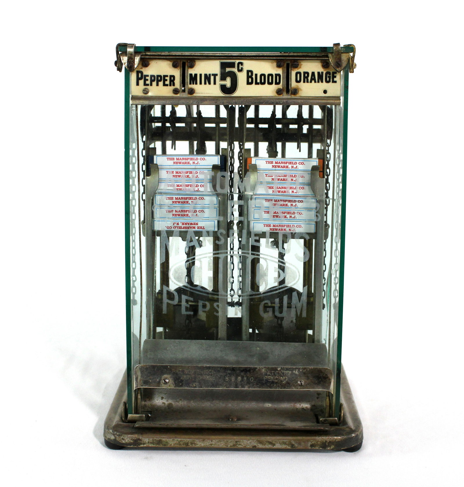 Automatic Clerk Mansfield's Gum Coin Operated Vendor (1 of 4)