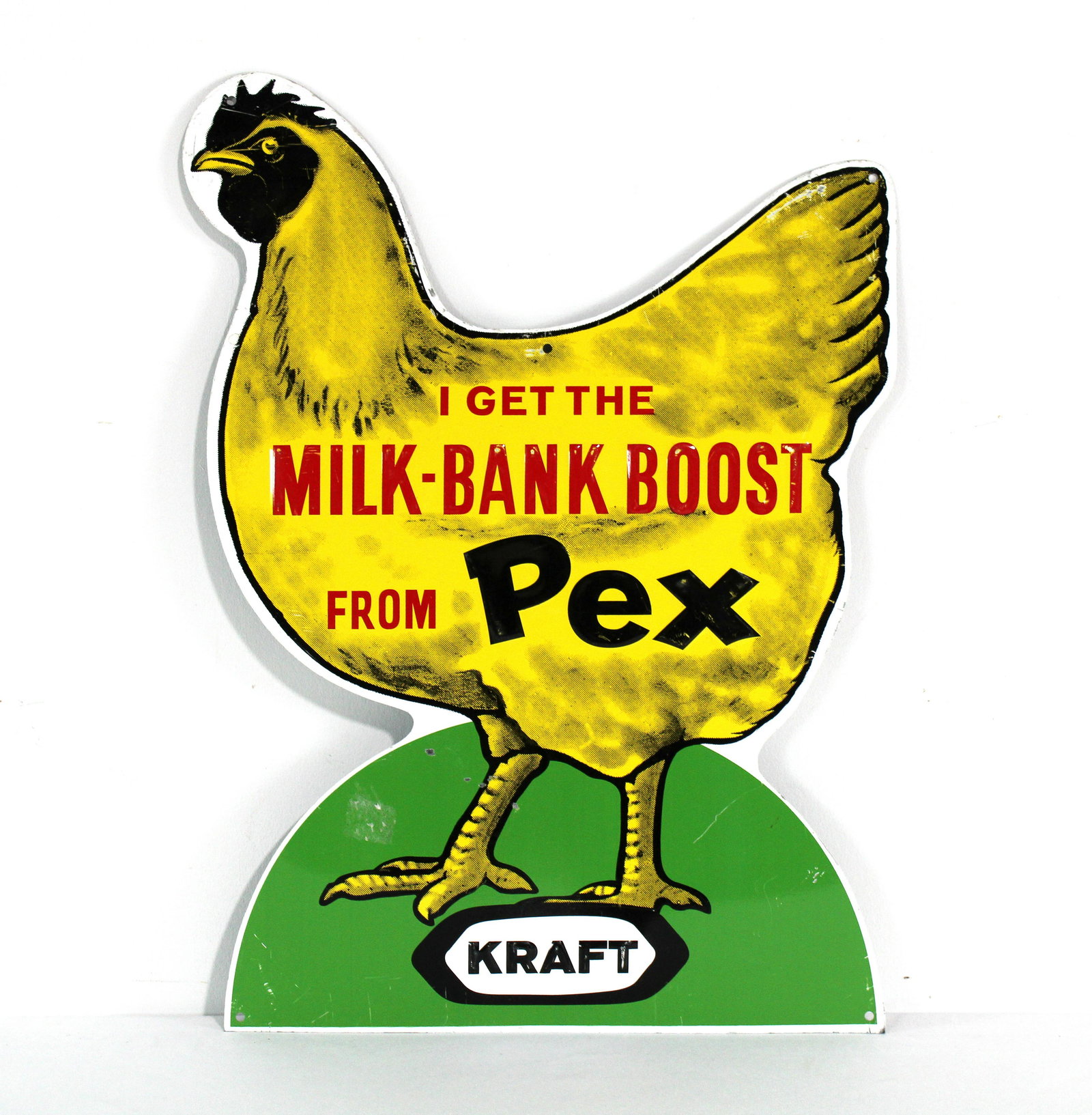 Die-Cut Kraft Embossed Chicken Feed Sign (1 of 2)