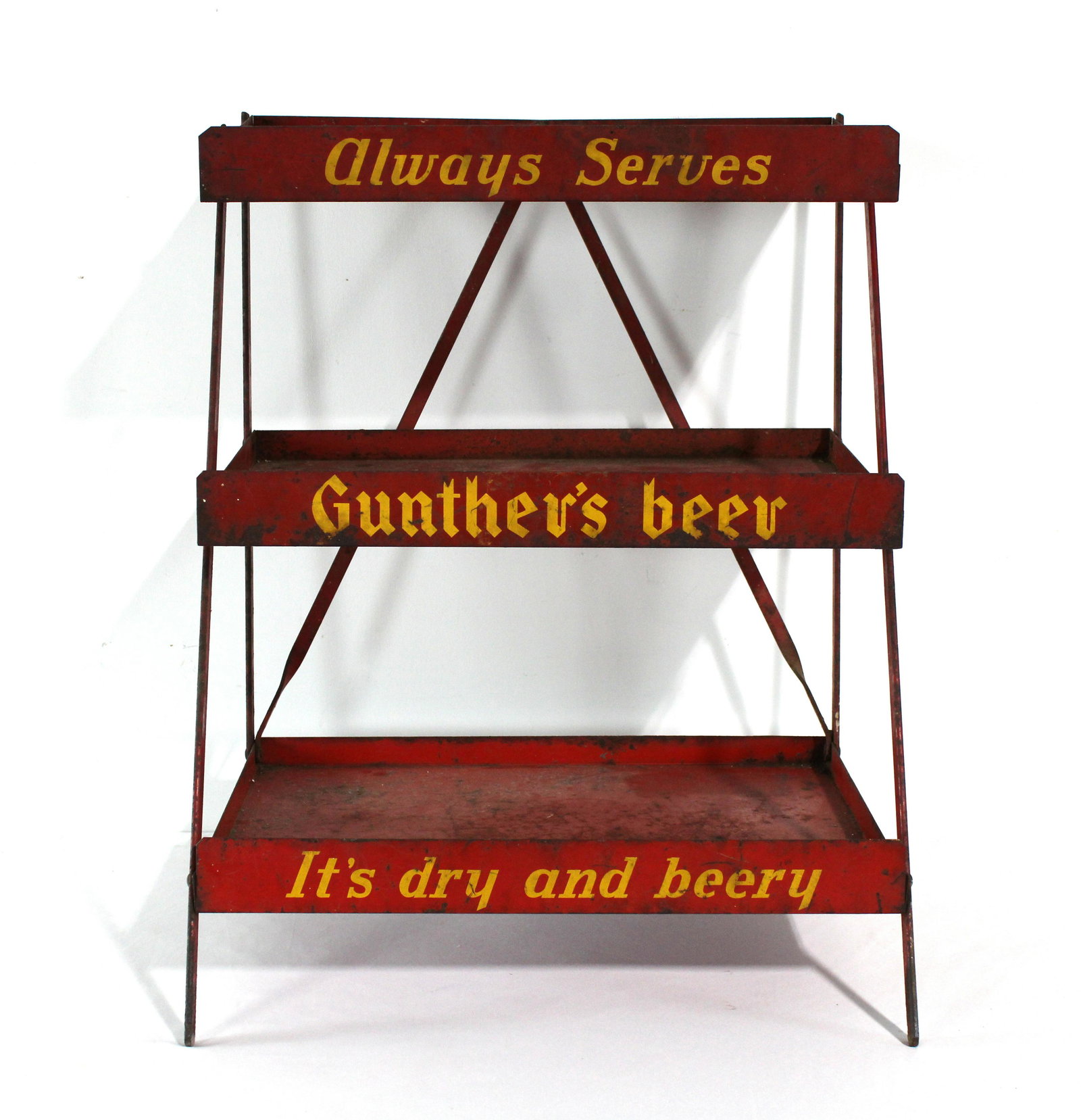 Gunther's Beer Metal Store Display (1 of 2)