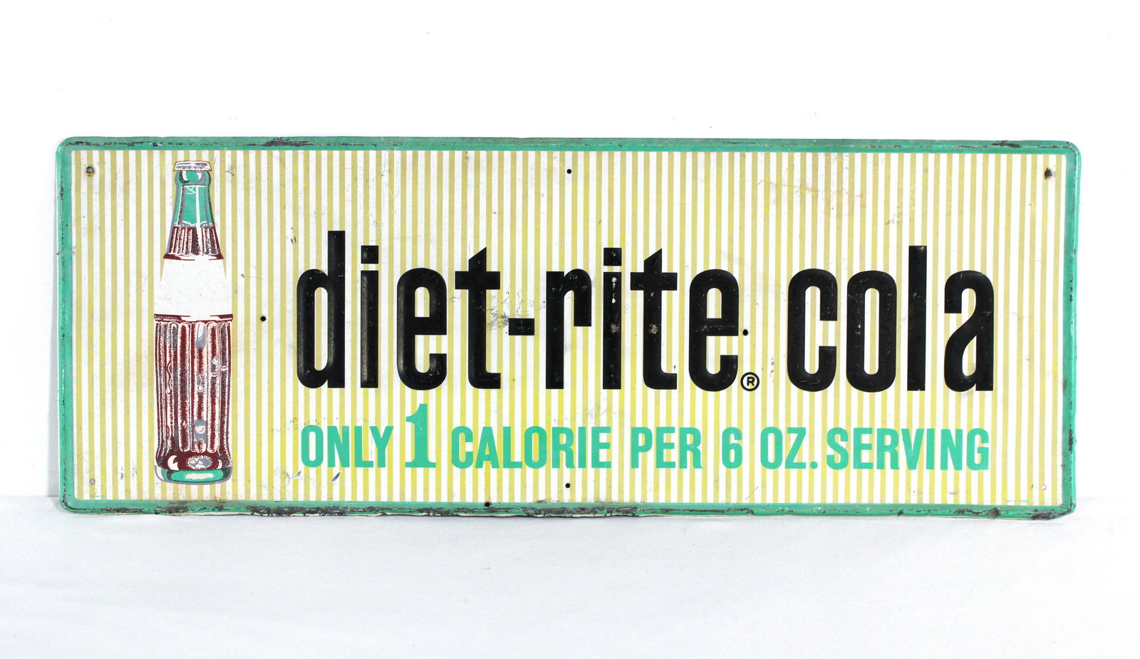 Embossed Diet-Rite Cola Advertising Sign (1 of 4)