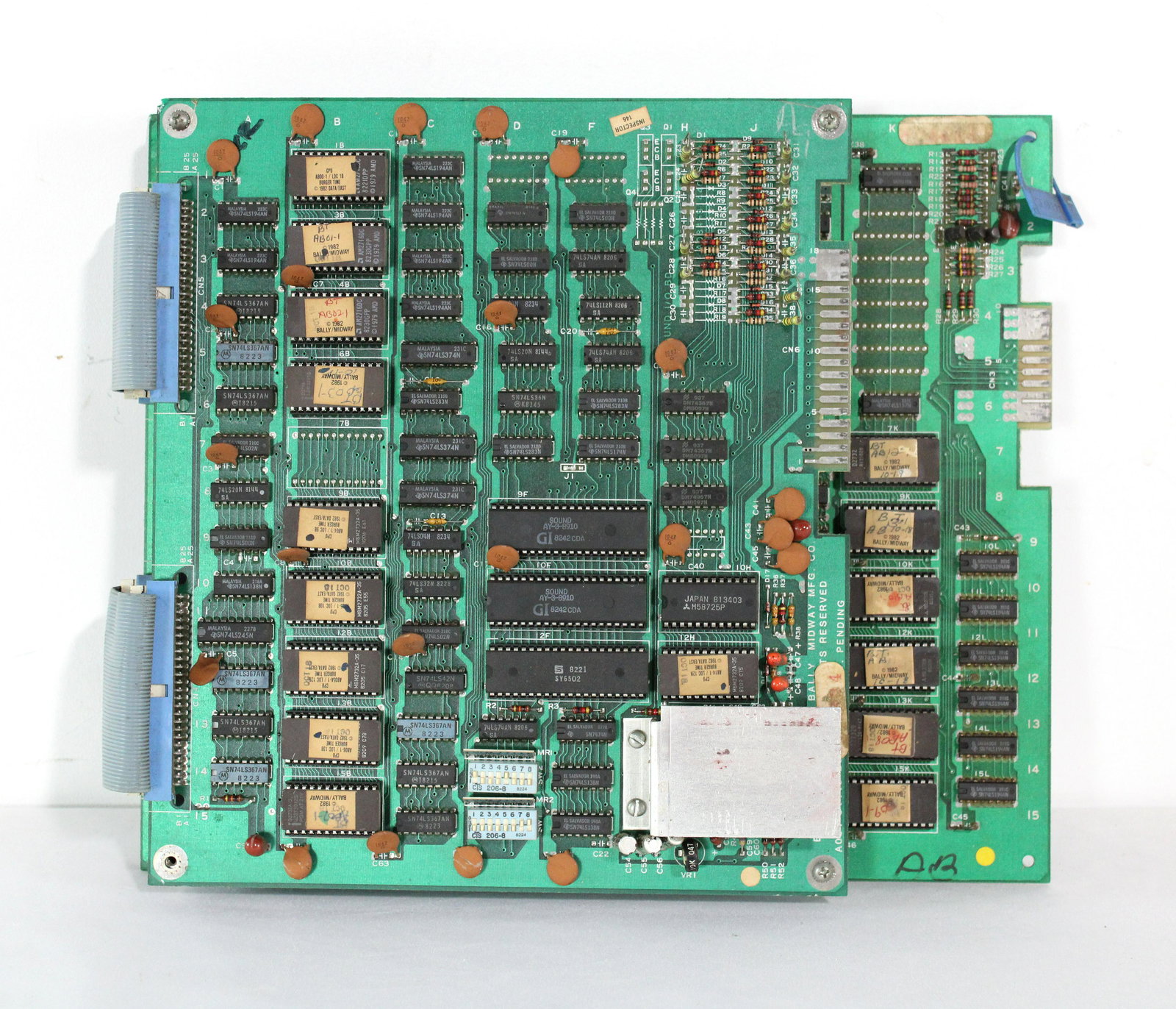 Bally Midway Burger Time Arcade Game Board Set (1 of 2)