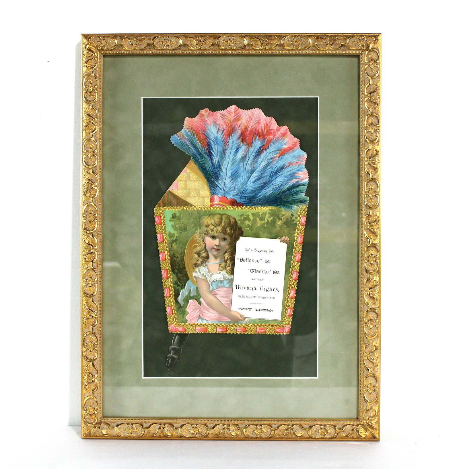 Die Cut Havana Cigars Framed Advertisement (1 of 3)