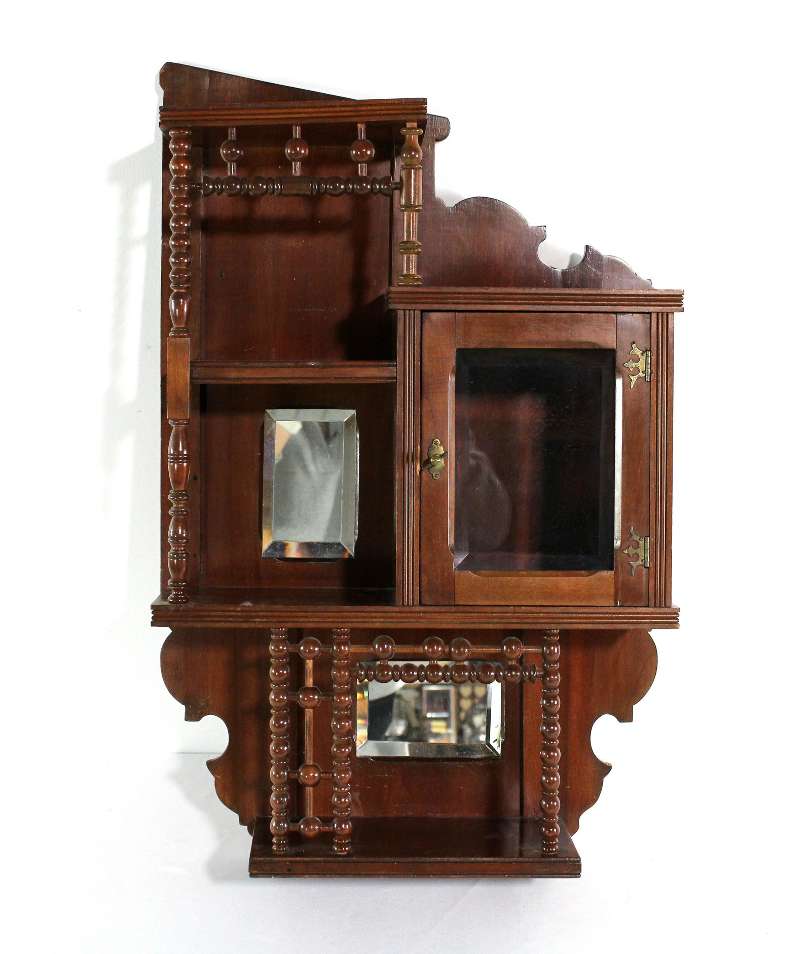 Victorian Mahogany Hanging Curio (1 of 3)