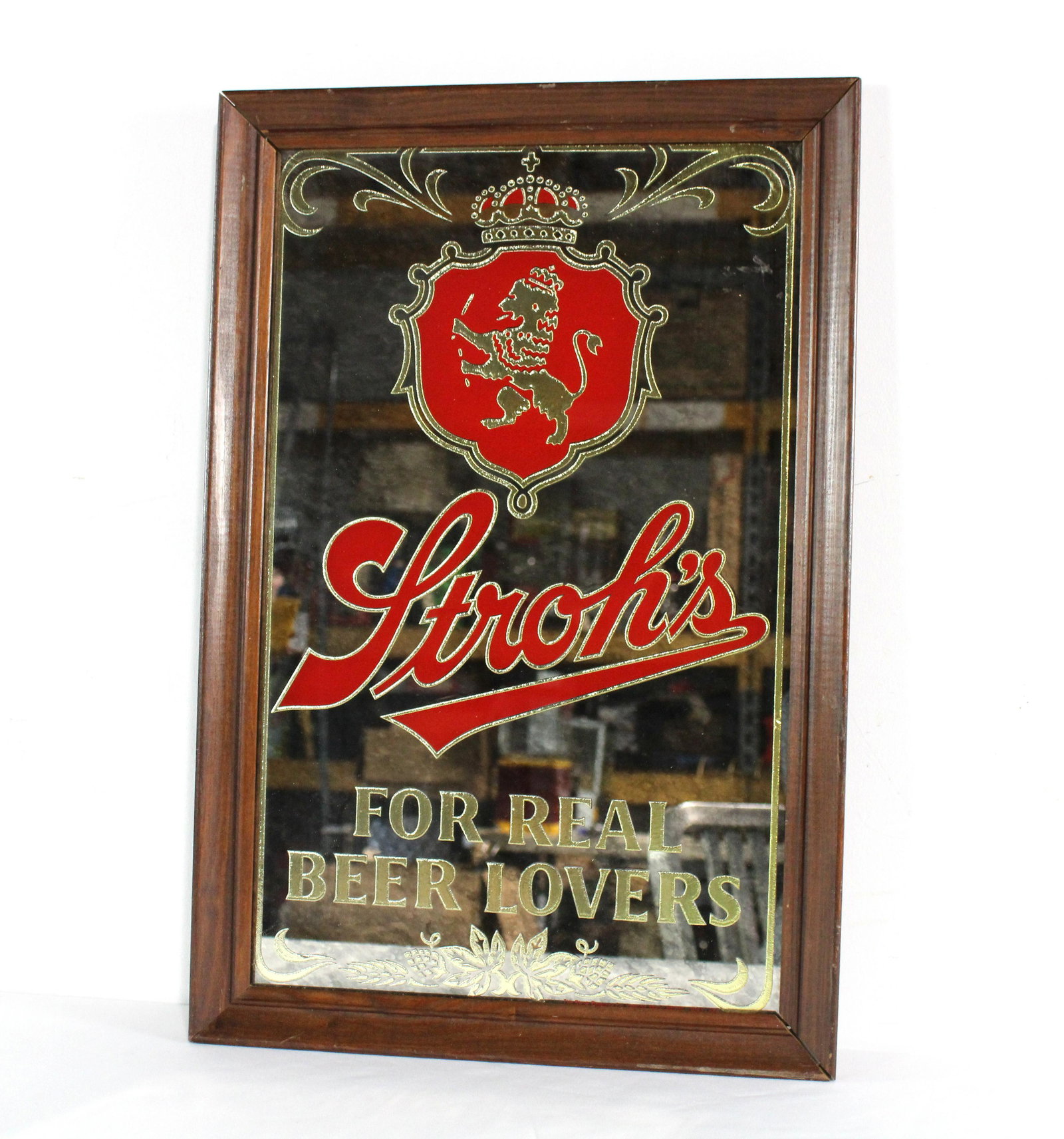 Stroh's Beer Advertising Mirror (1 of 1)
