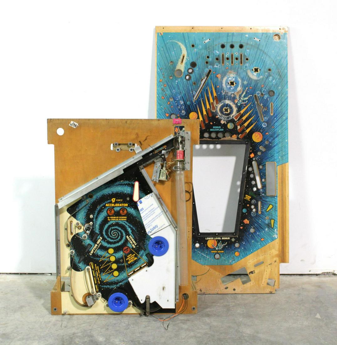 Gottlieb Black Hole Pinball Playfields (1 of 2)