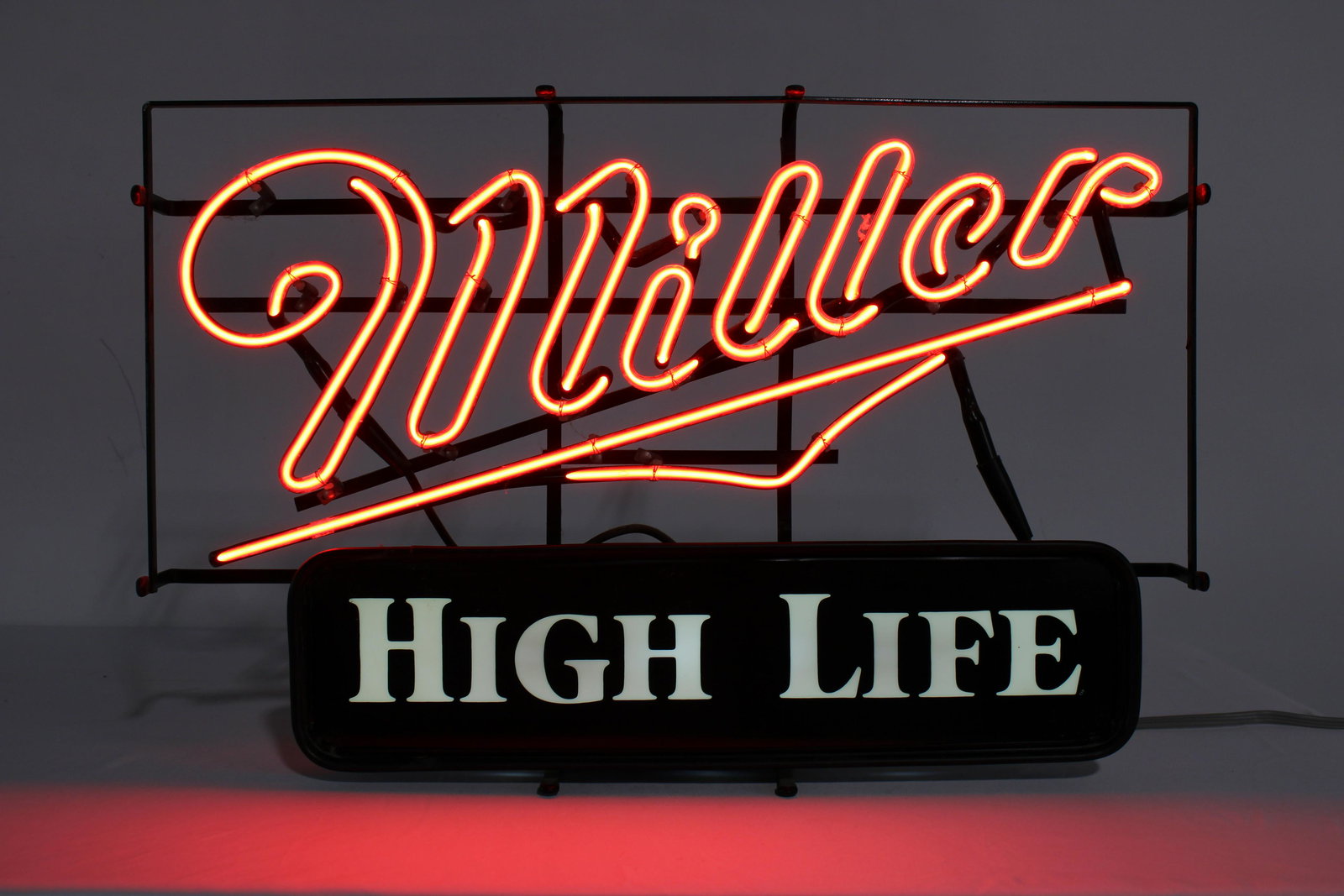 Miller High Life Beer Light Up Neon (1 of 2)