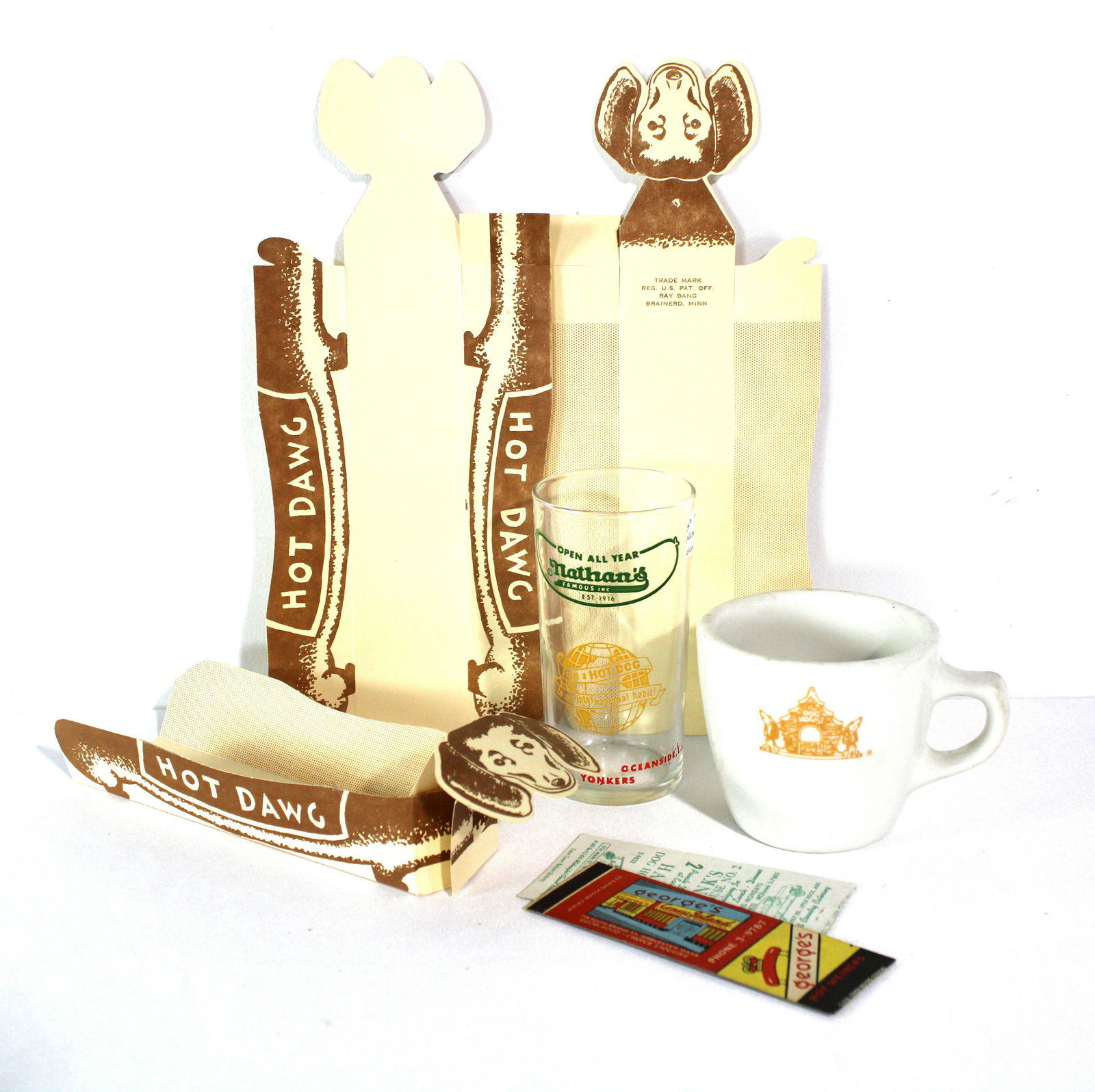 Hot Dog Themed Items including "Dog House" Coffee Cup (1 of 3)