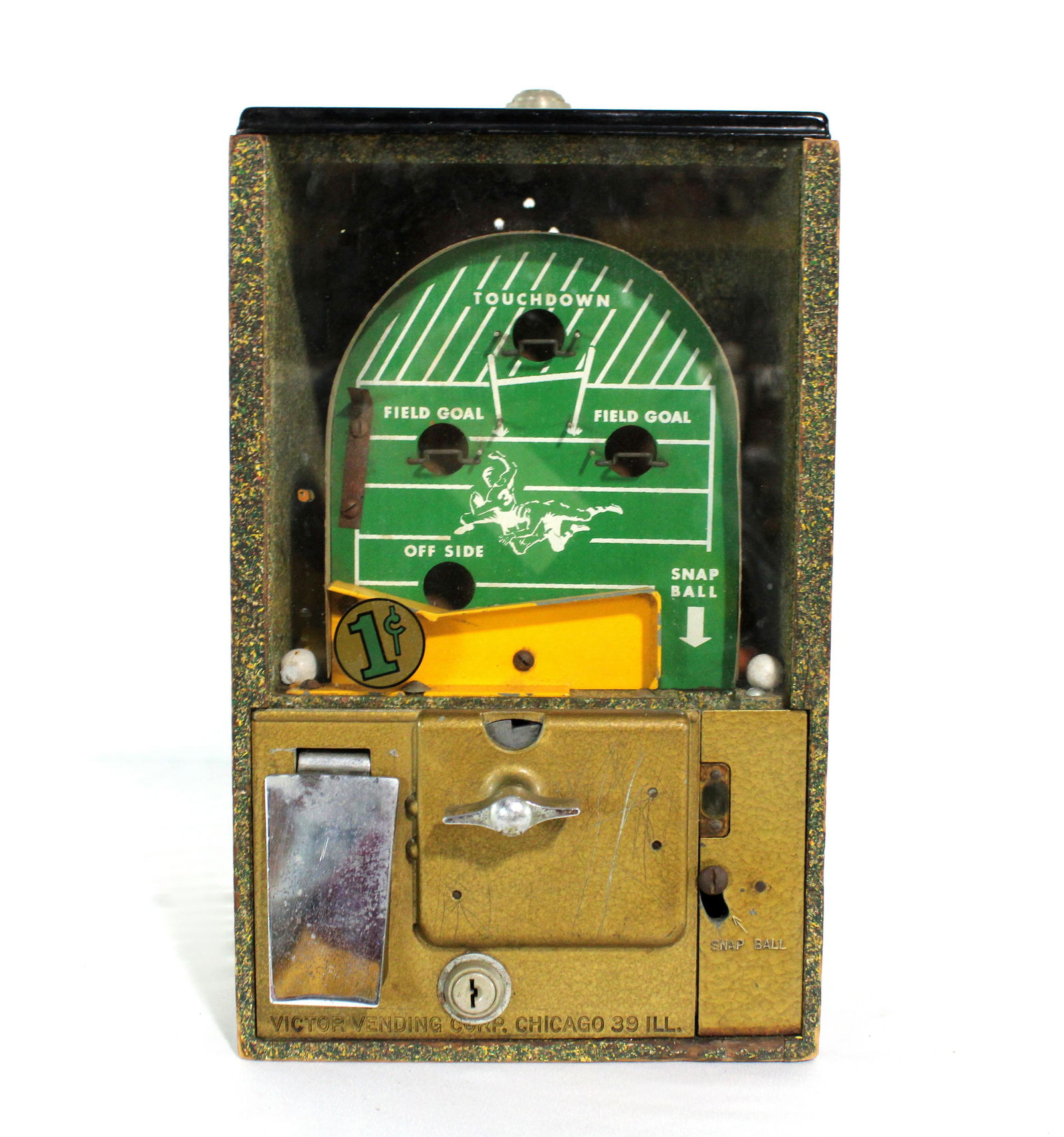 Victor Football Themed Gumball Machine (1 of 3)