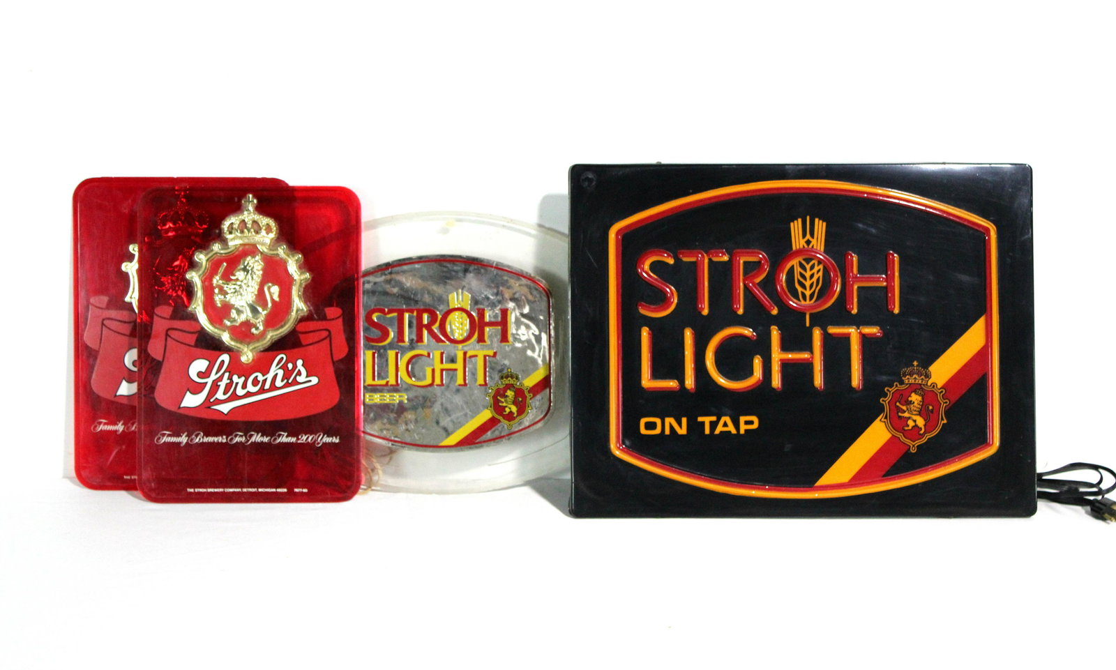 Stroh Beer Light Ups and Advertising Signs (1 of 3)