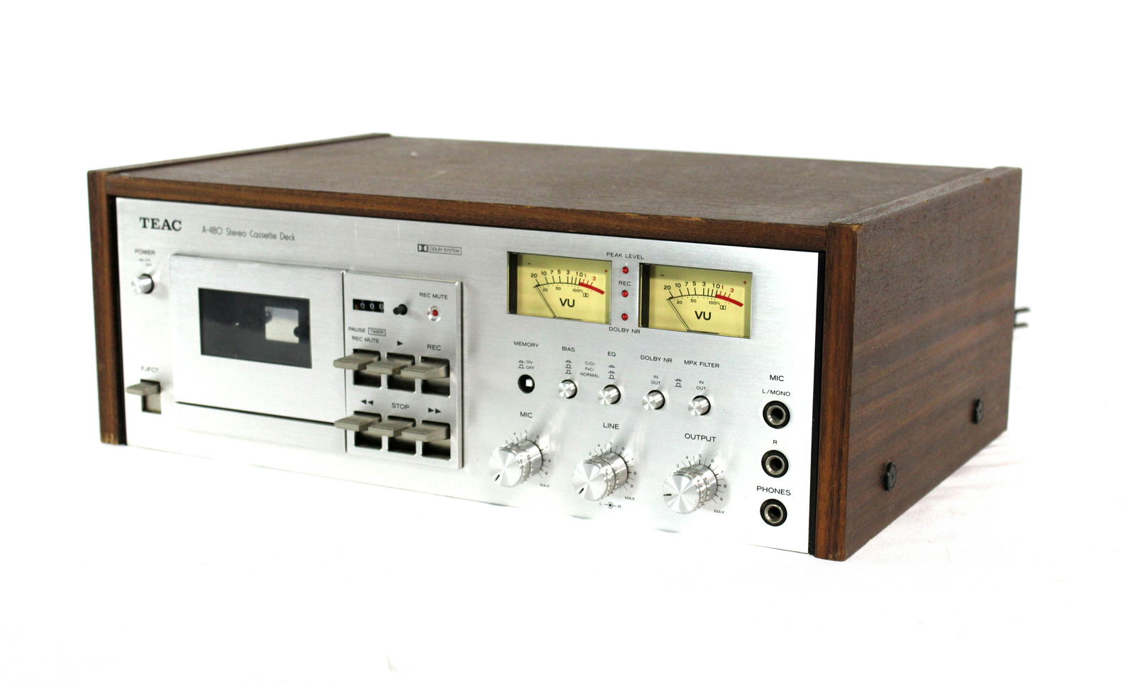TEAC A-480 Stereo Cassette Deck (1 of 3)