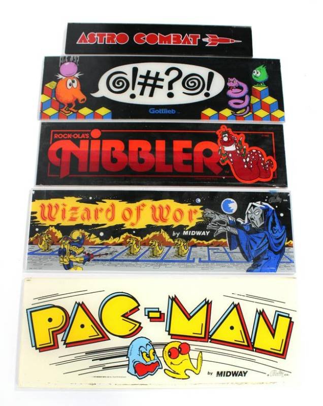 Arcade Headers including Wizard of Wor and Nibbler (1 of 1)