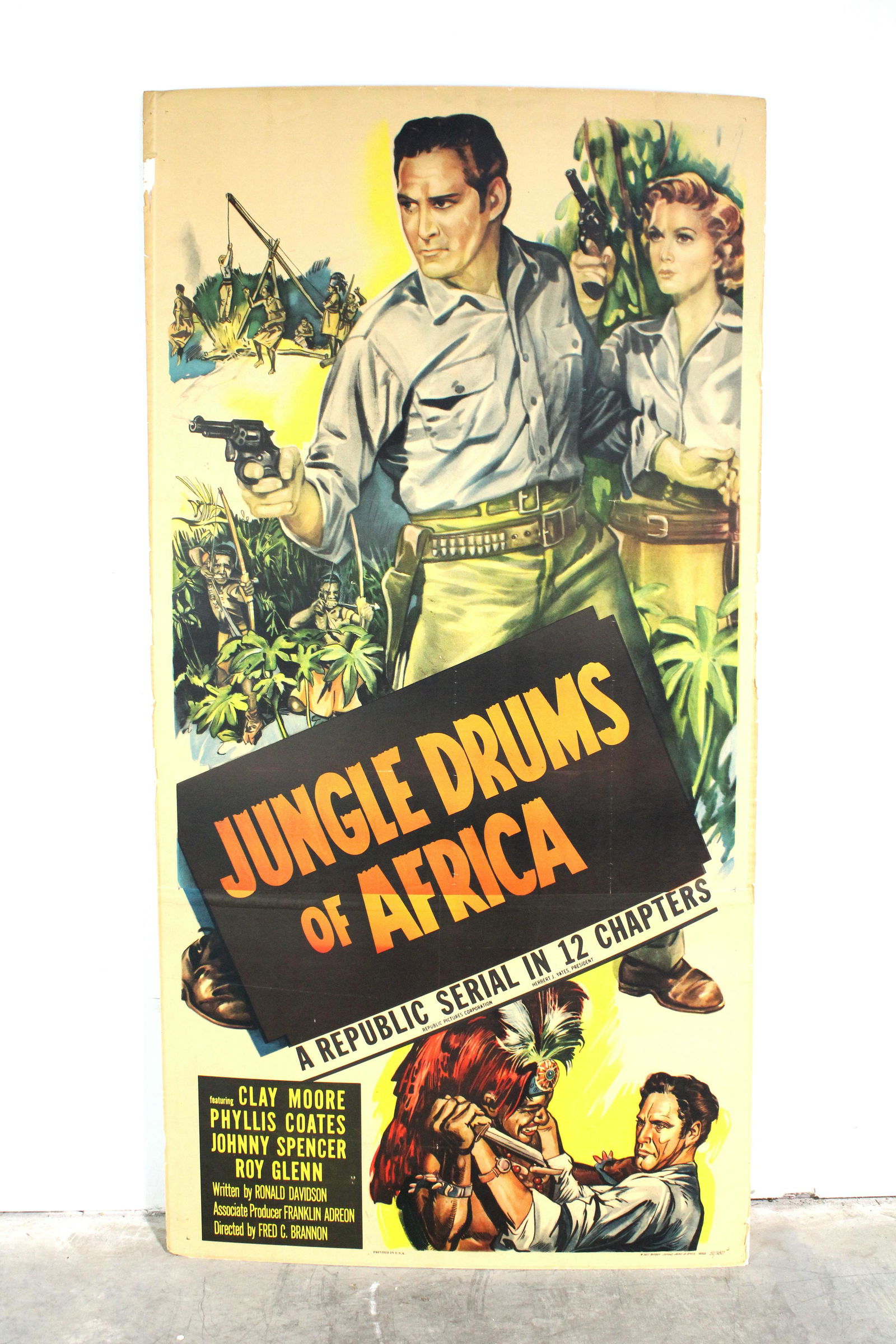 Jungle Drums of Africa Movie Poster, 1953 (1 of 2)