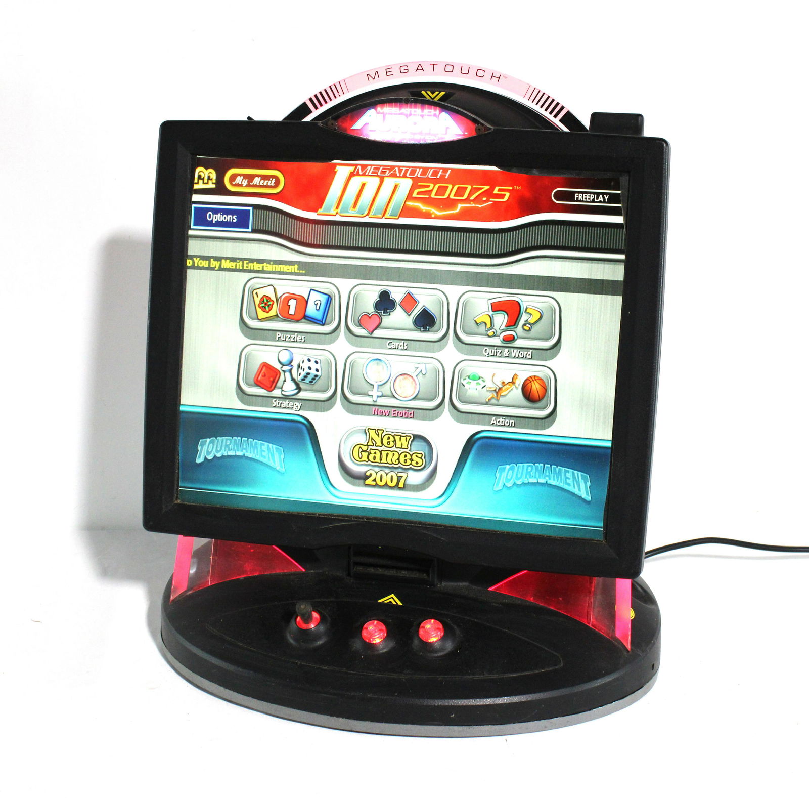 Megatouch Aurora Touchscreen Arcade with Photo Hunt (0028) on Jan 20