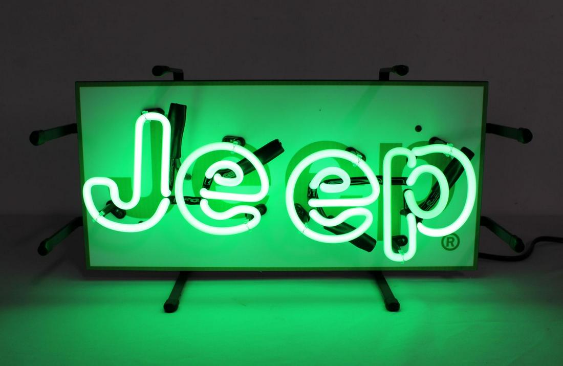 Jeep Neon Sign (1 of 2)