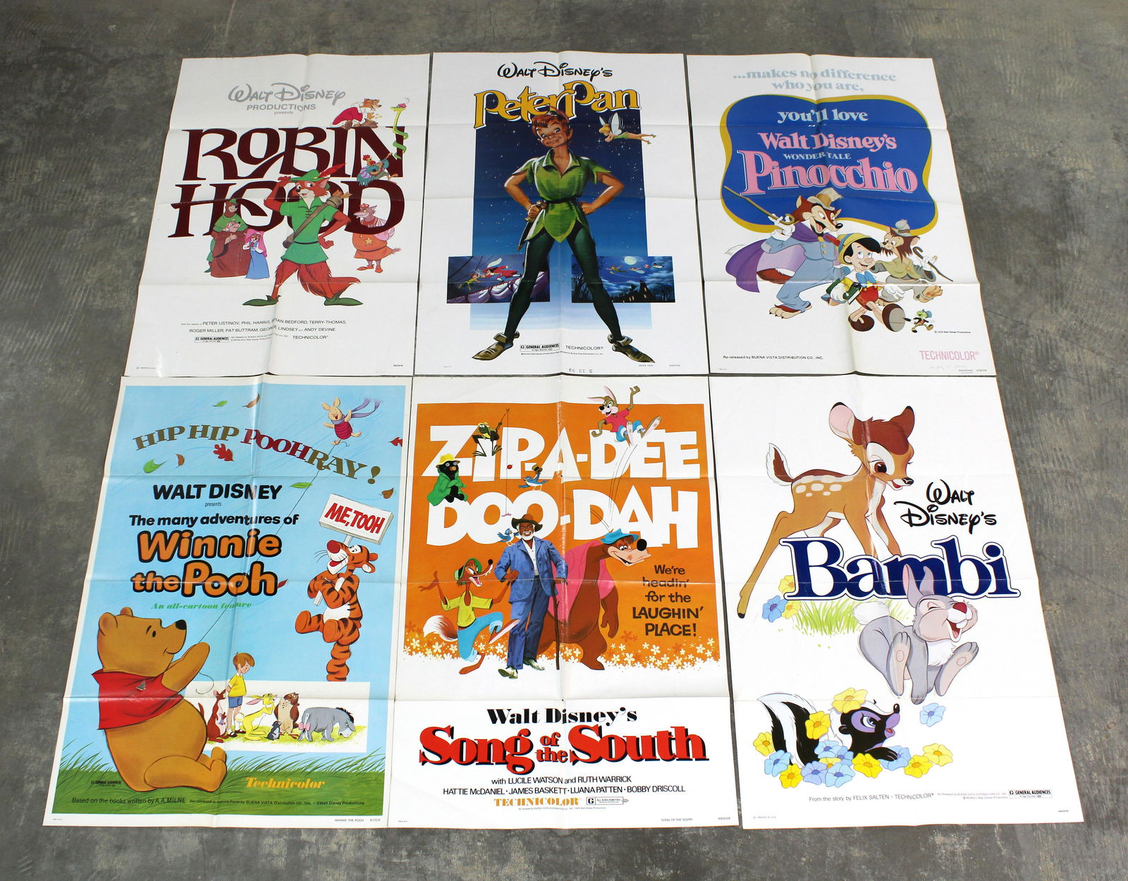 Walt Disney Orginal Movie Marquee Posters incl. Bambi (1 of 3)