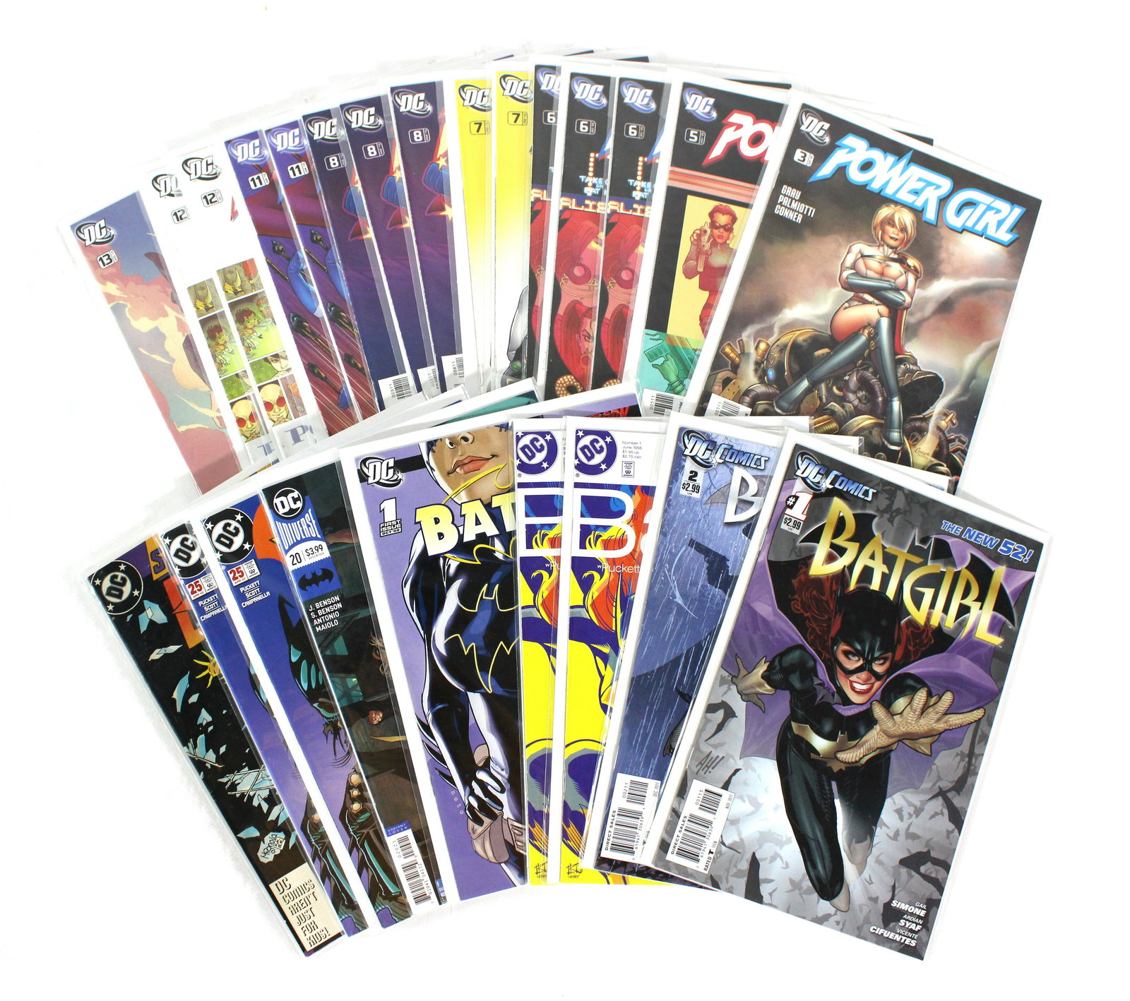 DC Comics Batgirl and Power Girl Comic Books (1 of 1)