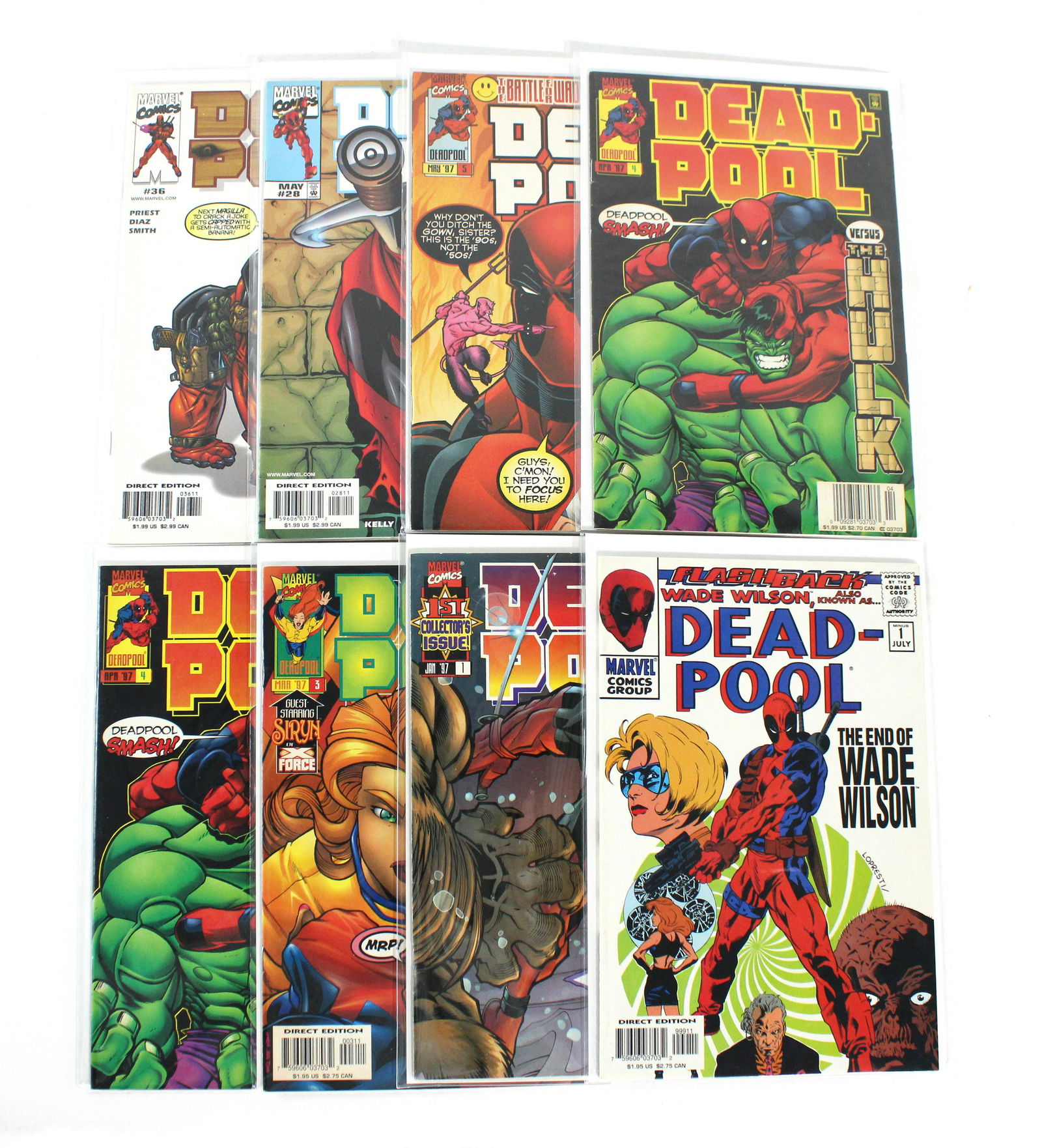 Marvel Comics Deadpool Comic Books, Total of 8 (1 of 1)