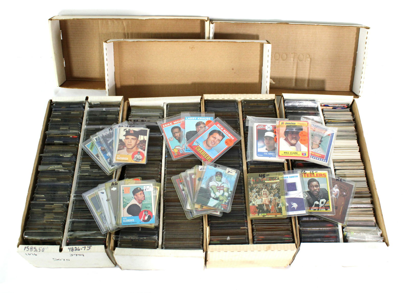 Baseball, Football and Other Assorted Cards, Box Lot of (1 of 3)