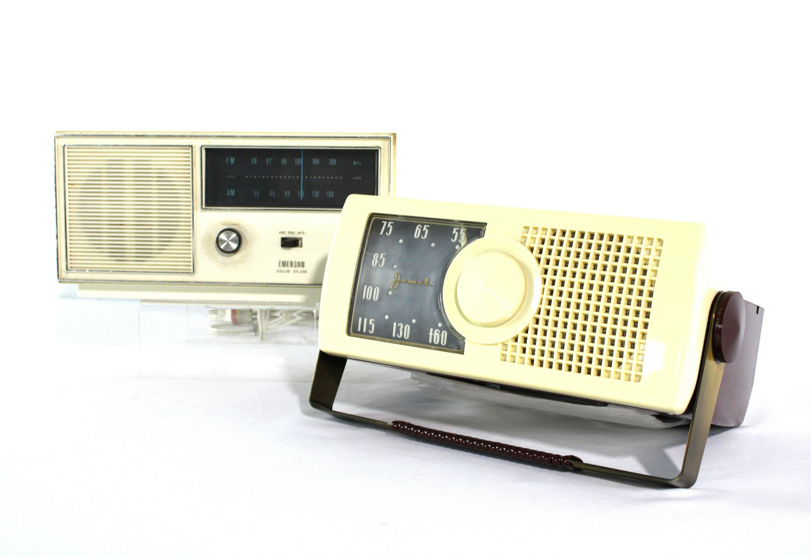 Jewel 1950s Portable Radio and Emerson AM/ FM Radio (1 of 4)