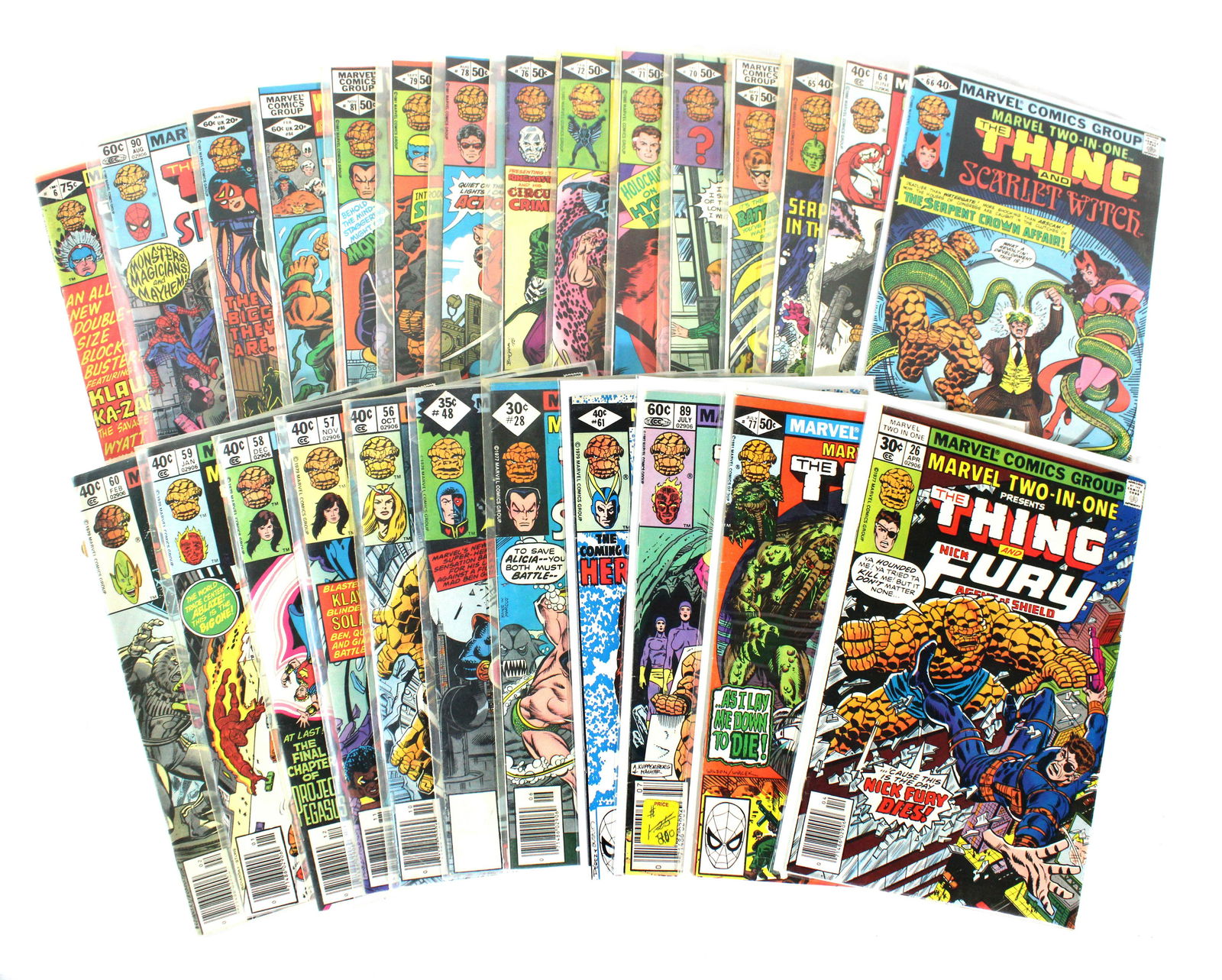 Marvel Comics Two-In-One Presents The Thing Comic Books (1 of 1)