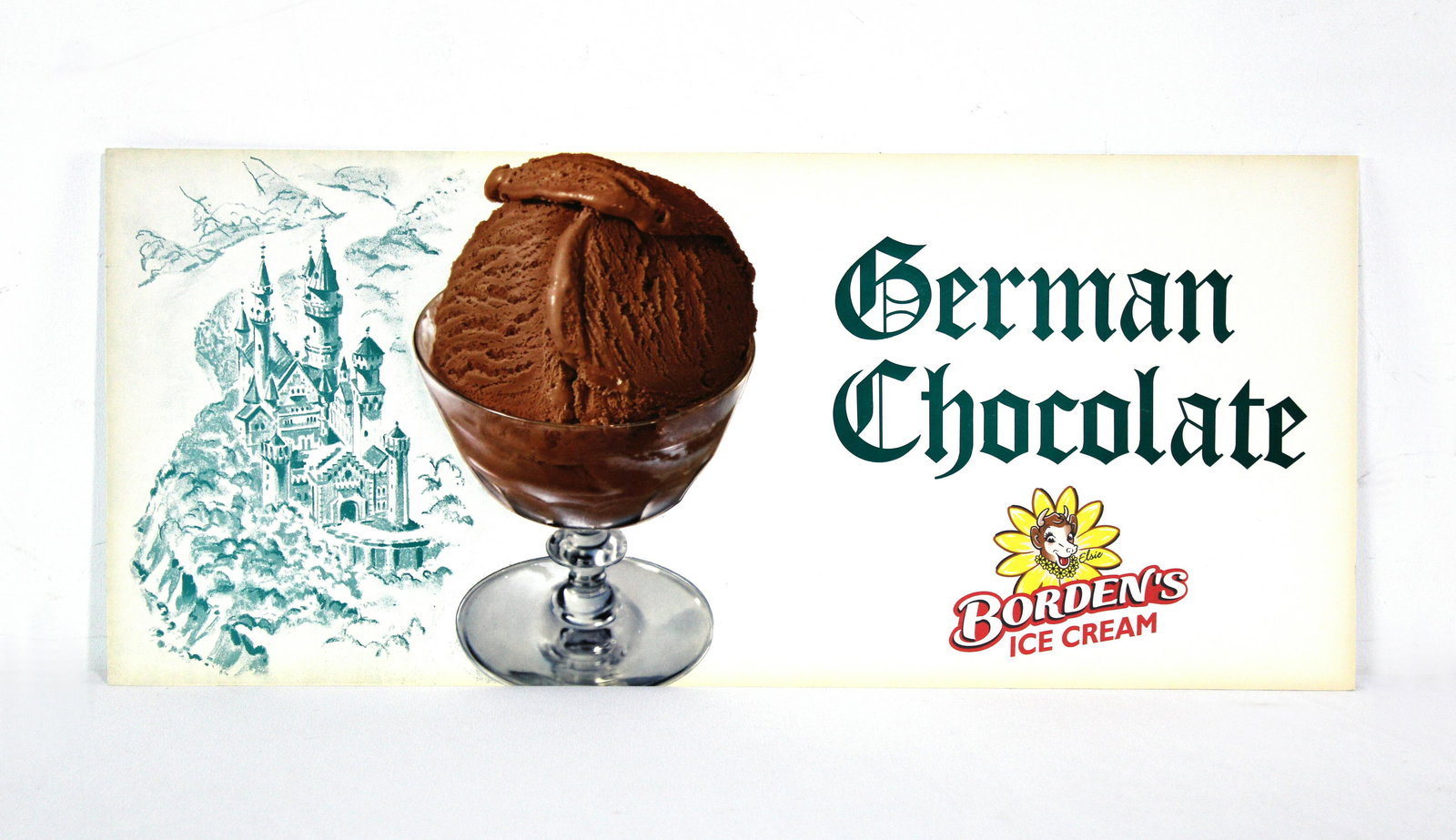 Borden's Ice Cream German Chocolate Advertisement (1 of 1)