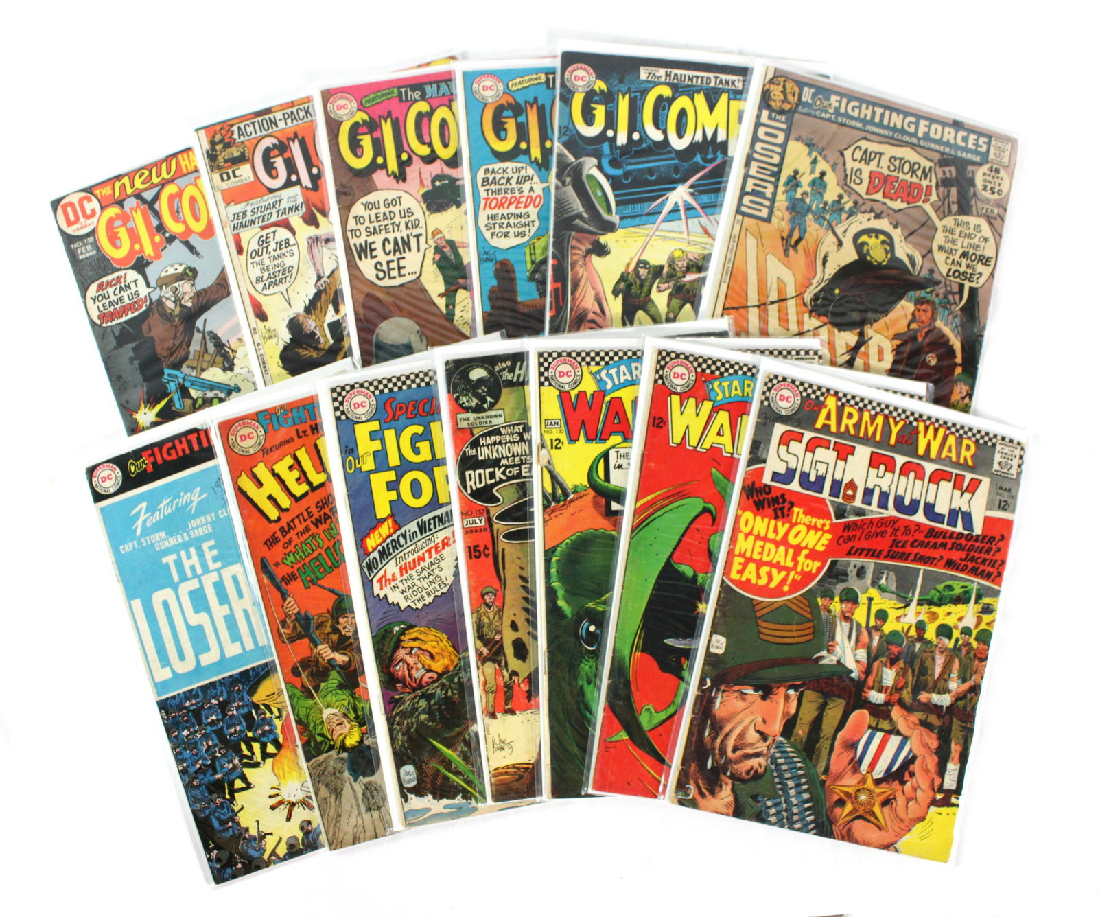 DC Comics War Themed Comic Books including GI Combat (1 of 1)